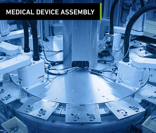 Robotic solutions for manufacturing of medical devices